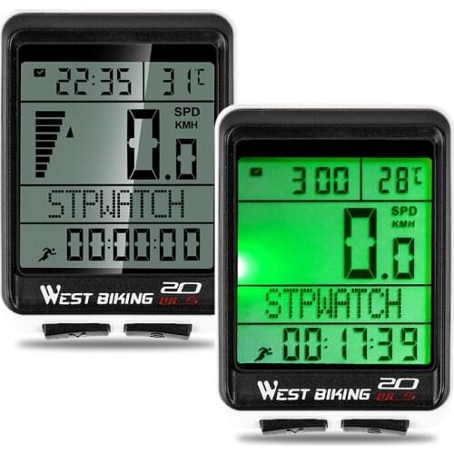 Multifunctional Portable Bicycle Speedometer Riding Meter Waterproof Wireless Wired Odometer Bike Computer Cycling Bikes