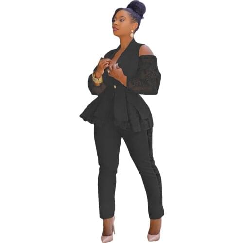 PNDODO Women's Office Trouser Suits