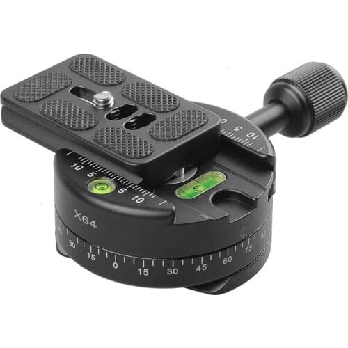 Professional Tripod Monopod Panoramic Panorama Head Quick Release Plate Clamp for Canon Nikon DSLR Camera for Akai Accessories