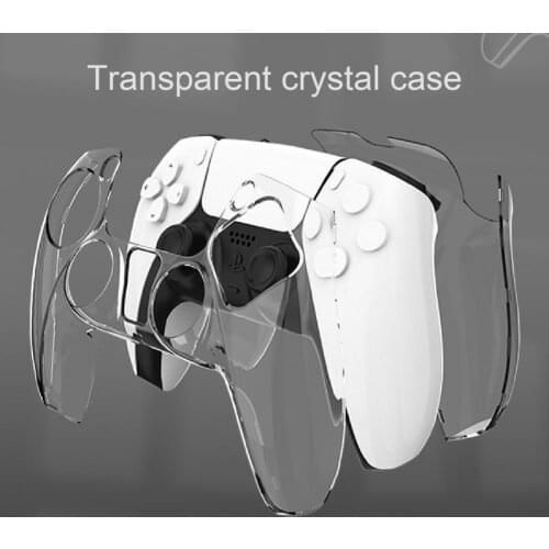 Transparent Silicone Ultra-thin Handle Protector Gamepad Protective Cover for Sony PS5 Accessories