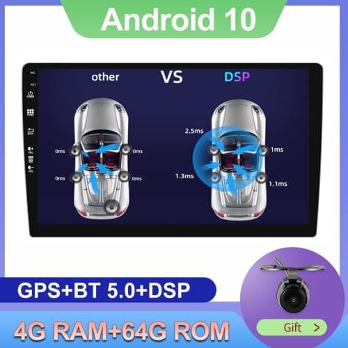 PX6 Android 10 CarPlay DSP Car Multimedia Player Radio Android Auto GPS Navi 1 Din/2 Din Stereo Universal cassette tape record