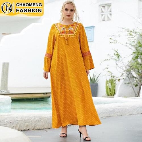 Ramadan Dubai Abaya Embroidery Hijab Dress Caftan Marocain Muslim For Women Modest Robe Turkey Kaftan Arabic Islamic Clothing