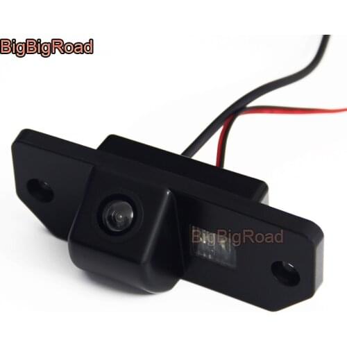 BigBigRoad Car Rear View Parking Backup CCD Camera For Ford Mondeo Focus Sedan 2005 2006 2007 2008 2009 2010 2011 C-MAX C MAX