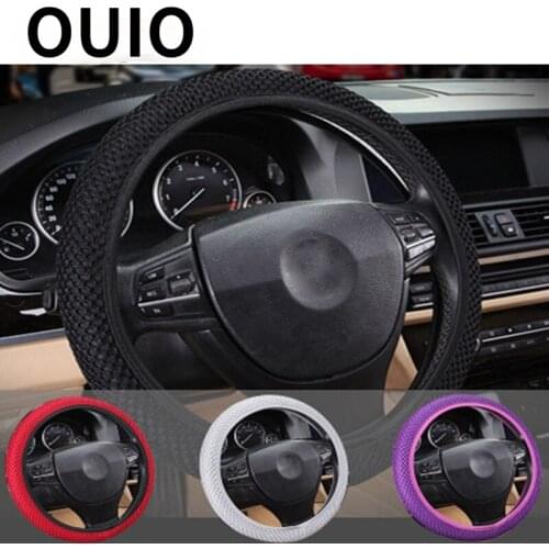 Universal Car Steering Wheel Cover Breathable Skid for Volkswagen Polo 6r 9n golf 7 VW t5 t4 Passat B8 B7 Jetta mk6 Tiguan 2020