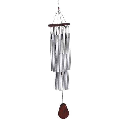 Deep Tone 27 Tubes Wind Chimes Aluminum Chime for Loss of Loved One Engrave Tree of Life Sympathy