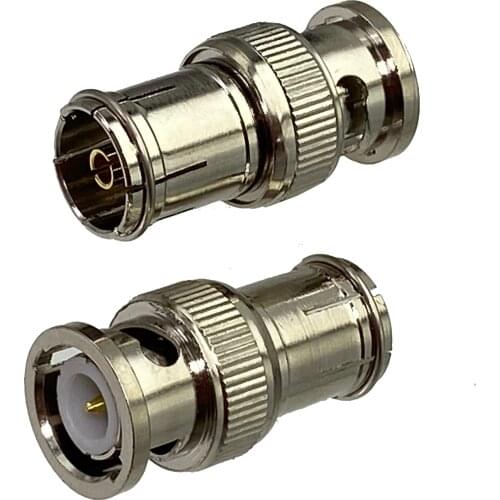 1pcs Connector Adapter BNC Male Plug to IEC PAL DVB-T Female Jack RF Coaxial Converter Wire Terminal New Brass