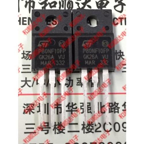 10pcs/lot STP80NF10FP New Spot TO-220F 100V 80A