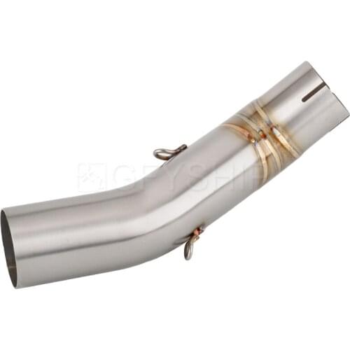 Motorcycle Exhaust Mid Link Pipe For Triumph Street Triple 765 2017 2018 2019 Street Triple 765 RS / R / S Escape Slip-on