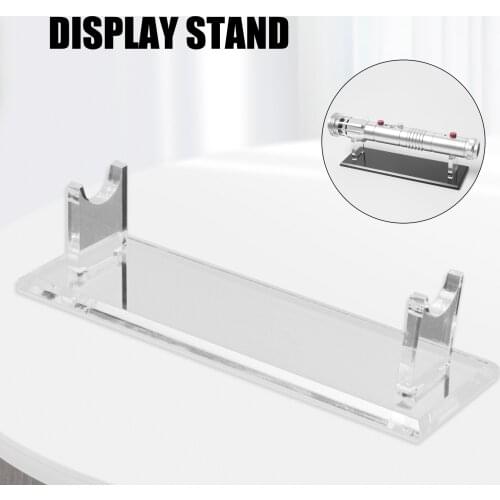 Acrylic Light Saber Stand Stable Lightweight Transparent Black Base Detachable Display Holder XHC88
