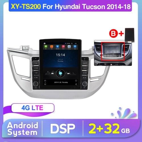 Car Navigation GPS For Hyundai Tucson 2014 2015 2017 2018 Car Radio Multimedia Video Player Android System Headunit Stereo Auto