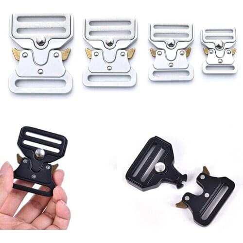 50mm Quick Release cobra Men Belt Buckle Tactical Military Strap Metal Buckles