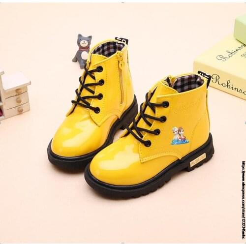 Disney Frozen Children Shoes Stitch Waterproof Martin Boots Kids Snow Boots Brand Girls Boys Rubber Boots Fashion Sneakers