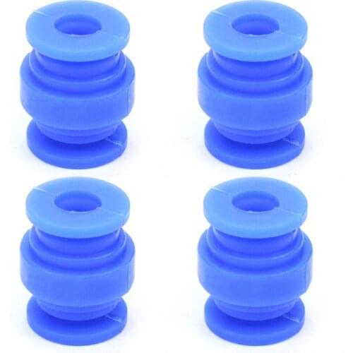 F07557-4 JMT 1Set(4pieces) PTZ Gimbal AV Ball Damping Rubber Ball Blue for FPV Camera Mount Multicopter + FS