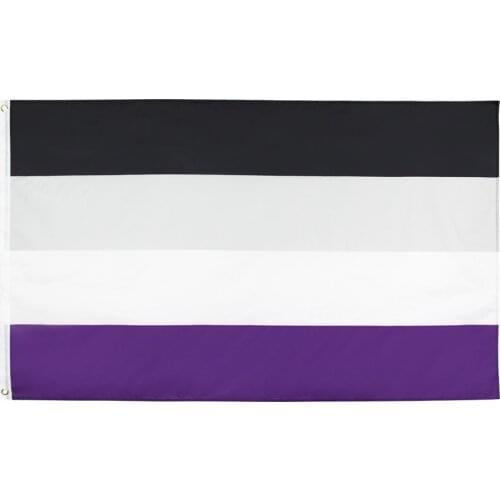 90x150 cm LGBTQIA Ace Community Asexuality asexual pride Flag For Decoration