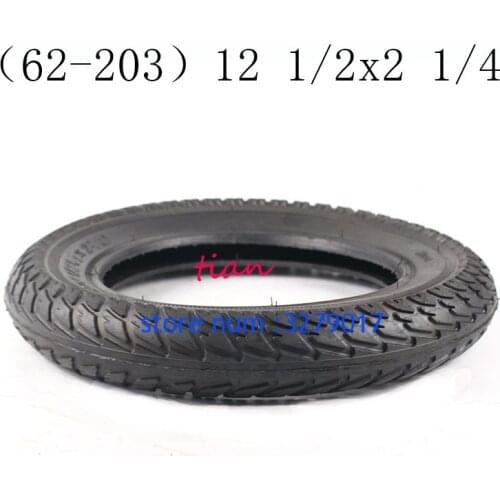 Hot Sale New 12 1/2x2 1/4 62-203 Bike Folding Electric Scooter Wheel Tire 12 Inch Tyre Inner Tube Fits Many Gas Scooter E-bike