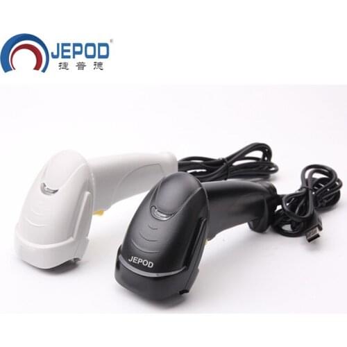 JP-K11 sensitive wired laser barcode scanner USB barcode reader high speed 1d codes scanner for shop