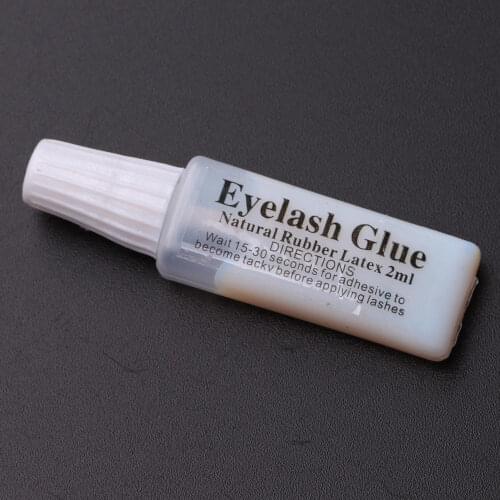 2ML Natural Rubber Latex Eyelash Glue Waterproof White EyeLash Glue False Eyelash Accessories Eyelash Lifting Extension Glue