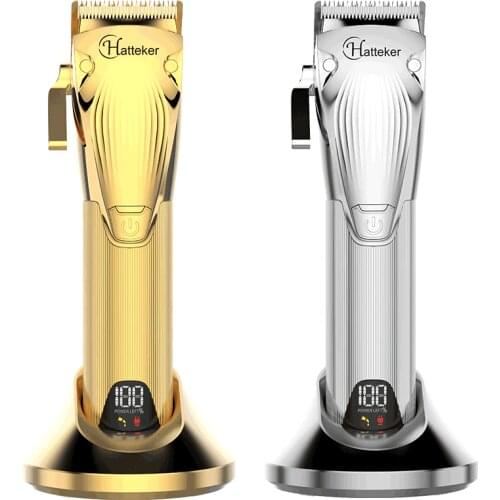 Professional 2500mAh battery hair clipper cordless rechargable electric hair trimmer powerful finishing hair cutter machine