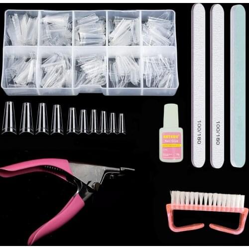 7Pcs/Set Nail Manicure Sets Exquisite Multifunction Plastic Professional Manicure Tool for Home