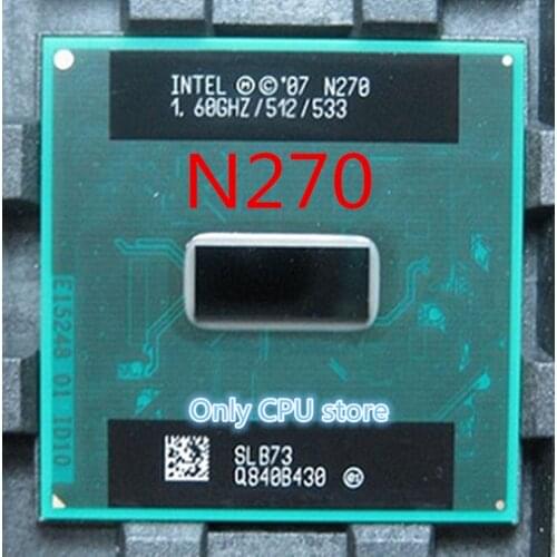 NEW Intel Atom N270 Processor N 270 512K Cache, 1.60 GHz, 533 MHz FSB BGA CPU for laptop Free shipping