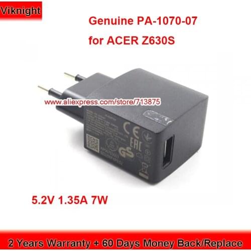 Genuine PA-1070-07 5.2V 1.35A AC Adapter for ACER LIQUID Z630S T04 NEXUS 7 2ND GEN