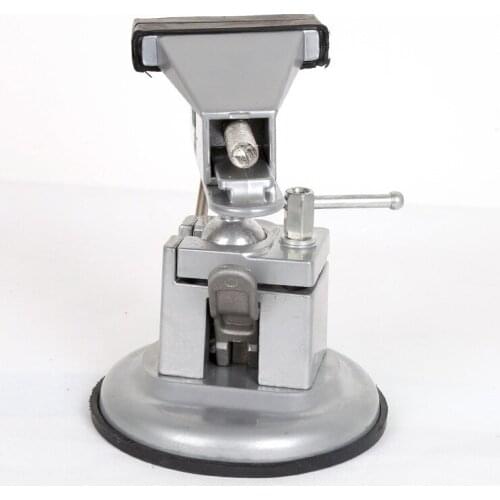 360 Degree Rotary Adjustable Table Vise Fixed Frame Sucker Clamp Rotatable Alloy Bench Prensas De Carpinteria Clamp on Universal