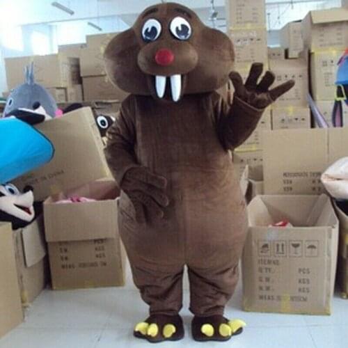 Happy Carnival Mascot Halloween Cartoon Groundhog Cosplay Performance Costume Adult Use Birthday Advertising Parade Set
