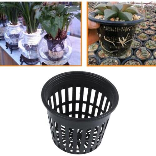 Heavy Duty Mesh Pot Net Cup Basket Hydroponic Aeroponic Planting Grow Clone F3N0