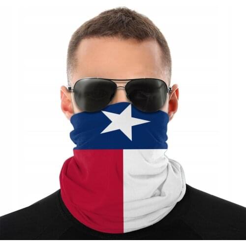 Texas Flag Magic Scarf Half Face Mask Unisex Fashion Neck Warmer Seamless Bandanas Dustproof Headband Outdoor Hiking