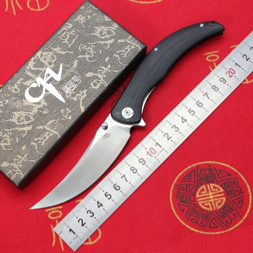CH Sultan High Quality Flipper Folding Knifes D2 Blade G10 Handle Outdoor Survive Camping Hunting Pocket Fruit Kitchen EDC Tools