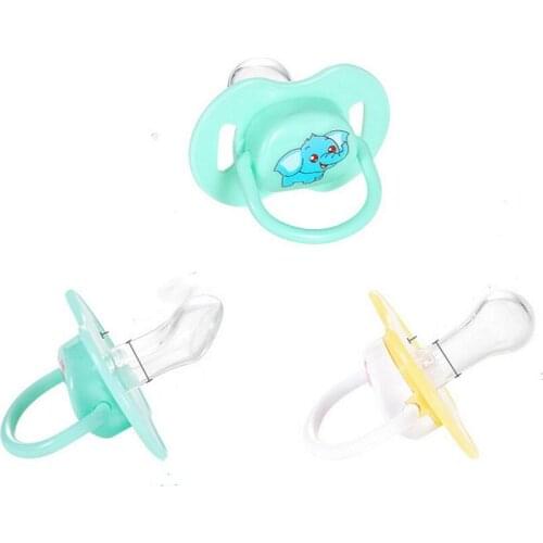1pcs Colour Nipple Newborn Babys Nipple Pacifiers Baby Cartoon Sleeping Soft Silicone Pacifiers Pattern Random Kids Hot