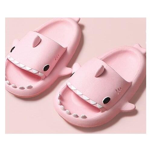 Shark Slippers For Boys Girls New Summer Kids Beach Shoes Baby Suitable Soft Indoor Slippers Children