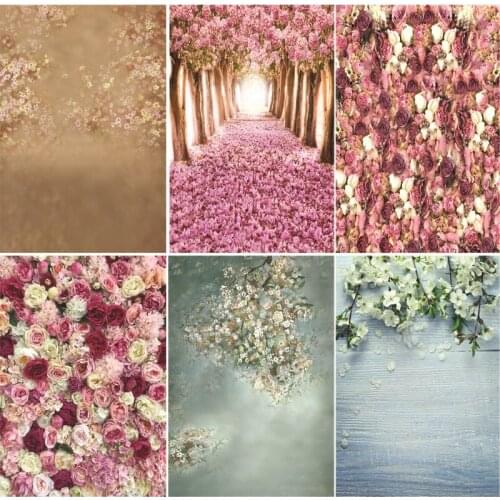 ZHISUXI Vinyl Custom Photography Backdrops Prop flower Photography Background 200509F-4