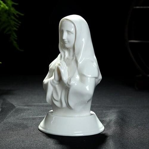 20CM TALL Catholicism Christianity Home Decor Decoration Religious Virgin Mary Prayer Handmade Catholic the Madonna god statue