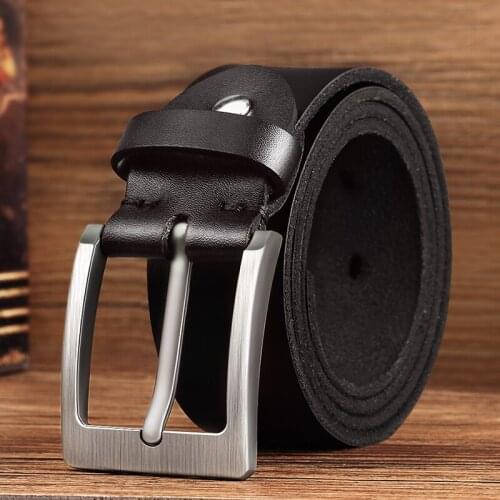 WilliamPOLO luxury brand high-quality belt casual business metal pin buckle mens belt 18347-48p