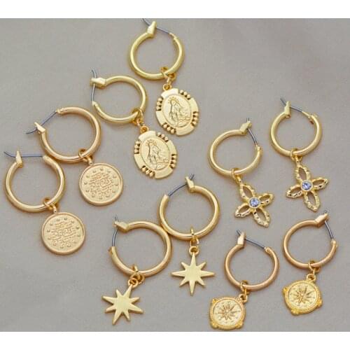 Yuedane Earrings Rings