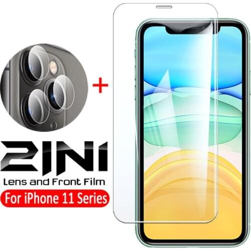 2in1 protective case on for iphone 11promax cover i11 pro max with camera cam lens glass iphone11 phone cover I ph iphone11case