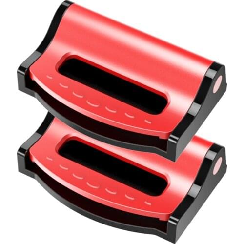 2pcs Plastic Car Seat Belts Clips Safety Adjustable Stopper Buckle Car belt buckle clip Automobiles Safety Belt Clip Car Styling