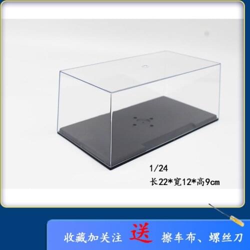1/24 Diecast Model Car Acrylic Display Models Show Unto Them Box Cover Dust Cover