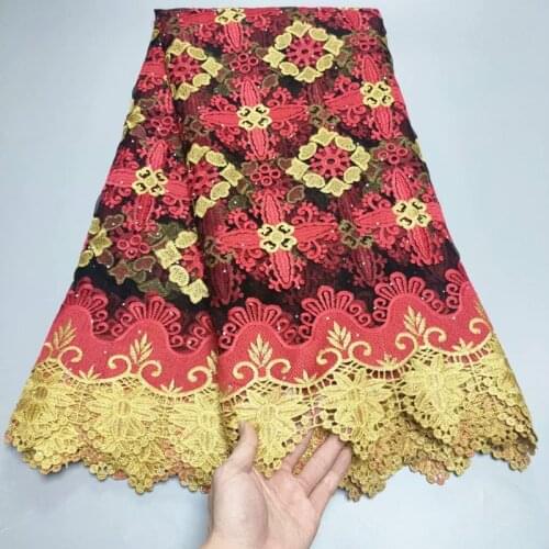 2021 High Quality African Soft Embroidery French Mesh Milk Silk Lace Fabric Stone For Nigerian Dress Sew