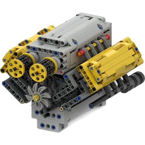 770Pcs MOC-54607 Bricks Model V8 Engine Building Blocks Toy For Children Kids Educational Toys Birthday Gift - Dynamic Version