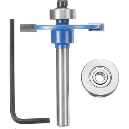 8mm 1/4 Inch Shank Ball T Type Milling Machine Woodworking Cutter Tools Cnc Router Bits