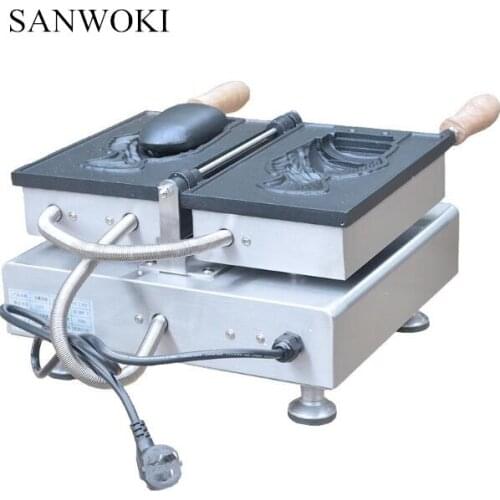 Fish Commercial Use Non-stick 110v 220v Electric Ice Cream Taiyaki Machine Maker Baker with CE Certificate
