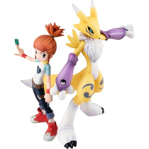 Bandai Digimon Adventure Megahouse G.E.M. Renamon Makino Ruki PVC Anime Figura Model Collection Kids Toys Decorative Ornament
