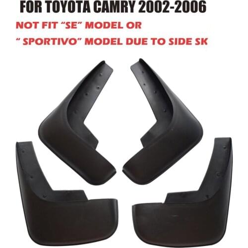 For Toyota Camry 2002~2006 Front Rear Mudflap Fender Mudguards Mud Flaps Guard Splash Flap Accessories 2003 2004 2005 YC101029