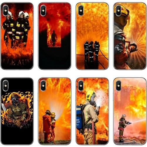 Firefighter Heroes Fireman Phone Case For Samsung Galaxy A71 A70 A60 A51 A50 A41 A40 A31 A30 A20E A21S A12 A10 A7 A5 A3