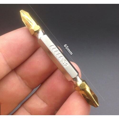 Hot sale PH2 electric Screwdriver Bit Set Bits Hex Shank Magnetic titanium steel For Cross Head 65MM Phillips Screwdriver head