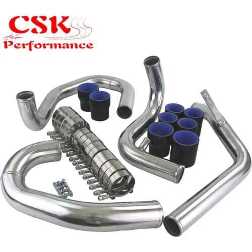 Bolt On Front Mount Intercooler Piping pipe Kit Fits For VW Jetta Golf 1.8T 98-05 Red / Blue / Black