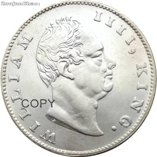 INDIA-BRITISH Coins WILLIAM IIII KING RUPEE (1835 F) Copy Coin