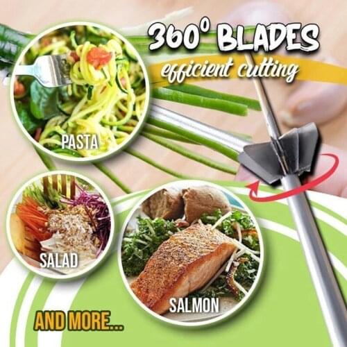 Kitchen Scallion Blossom Cutter Vegetable Peeler Slicer Scallion Shredder Stainless Steel Onion Chopper Kitchen Gadges
